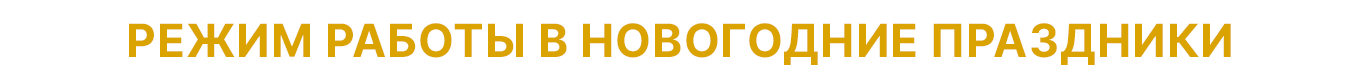 Режим работы салонов в новогодние праздники