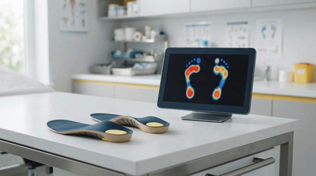 Ортопедические стельки для поддержки стопы при hallux valgus