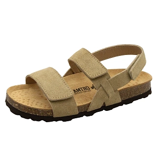 Детские ортопедические сандалии Ortmann Cork ADEN, бежево-коричневый