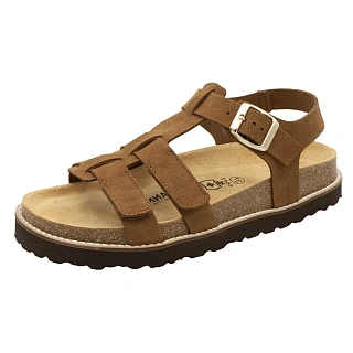 Женские ортопедические сандалии Ortmann TWIGGY, коричневый каштан