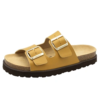 Женские ортопедические пантолеты Ortmann VEGAS, янтарный коричнево-желтый